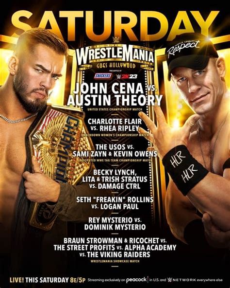 WWE WrestleMania 40 Card: Full Lineup Revealed for Saturday。